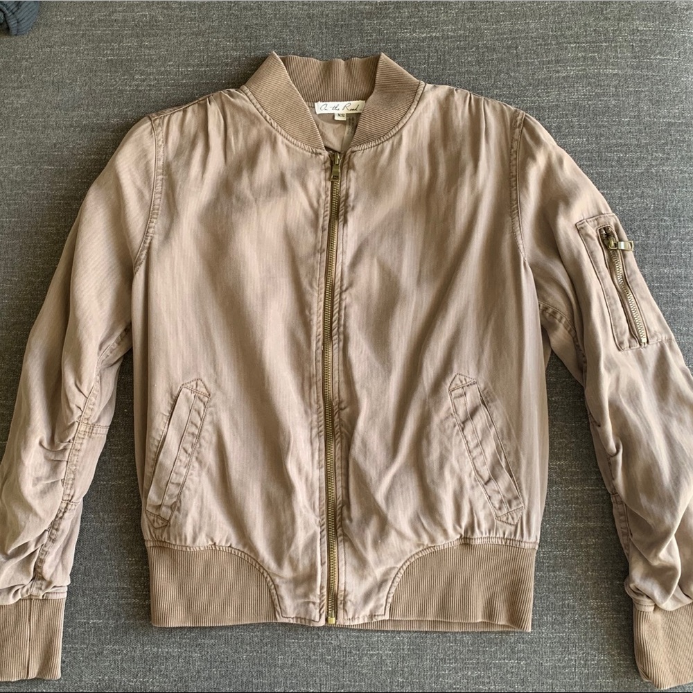 Mauve Bomber Jacket
